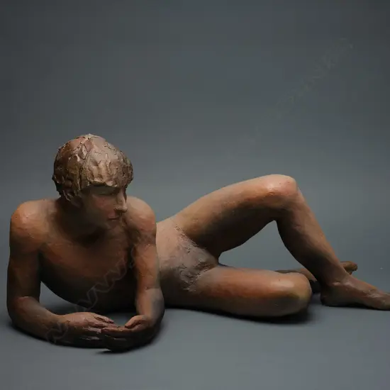 Maree Lawrence 'Reclining youth',